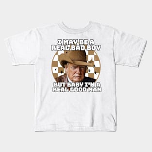 Real Good Man Donald, Trump 2024, Make America Great Again Kids T-Shirt